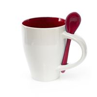 TAZZA BICOLORE CON CUCCHIAINO